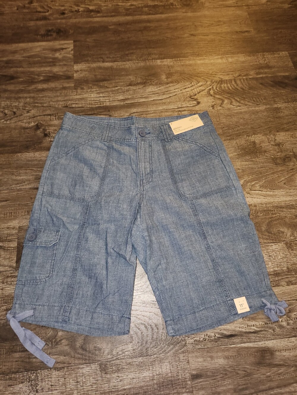 St. John's Bay Women's Mid Rise Bermuda Shorts